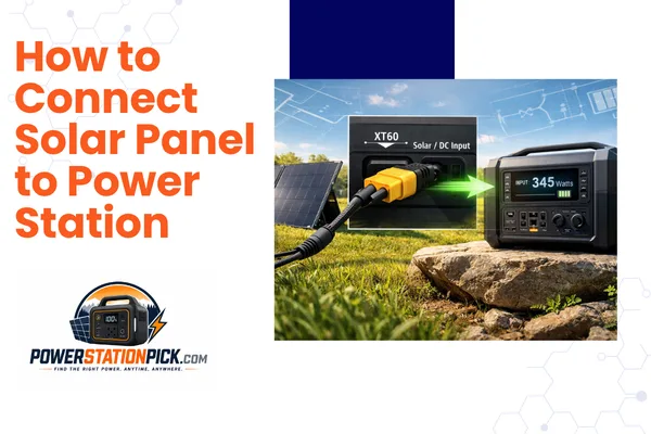 How to Connect Solar Panel to Power Station