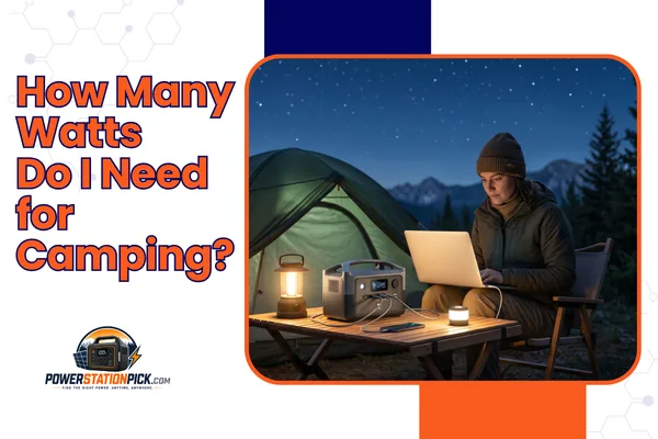 How Many Watts Do I Need for Camping? (The Definitive 2026 Sizing Guide)