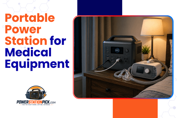 Portable Power Station for Medical Equipment