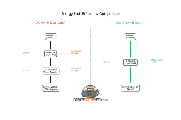 Energy Path Efficiency Comparison