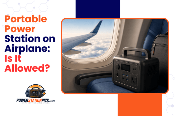 Portable Power Station on Airplane Is It Allowed