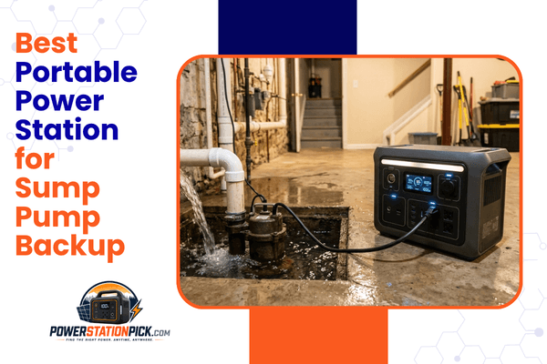 How big of a portable power station do you need to run a sump pump? Learn how to calculate wattage, run times, and find the top-rated backup options.